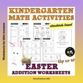 Easter Addition up to 10 Worksheets | Pre-k & Kindergarten