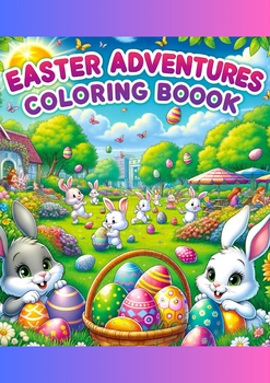 Preview of Easter Day Coloring Book 50 Pages