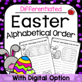 Easter Alphabetical Order (ABC Order) Activity - Different