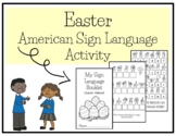 Easter American Sign Language Activity