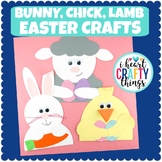Easter Animal Crafts | Bunny, Lamb and Chick Spring Crafts