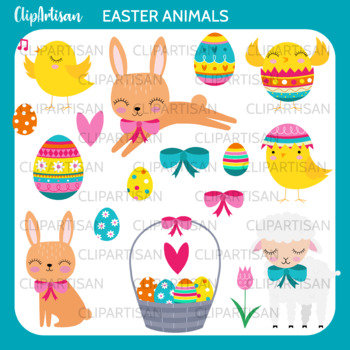 cute easter animals