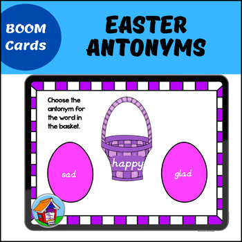 Preview of Easter Antonyms BOOM™ Cards