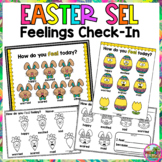 Easter April Character SEL Feelings Emotions Daily Check-i