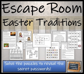 Preview of Easter Around the World Escape Room Activity