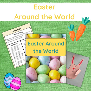 Preview of Easter Around the World Lesson Plans, Crafts and Activities
