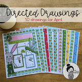 Easter Art Activities Spring (April Directed Drawings)