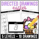 Easter Art Directed Drawing Worksheets