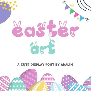 Preview of Easter Art - Display Font
