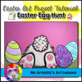 Easter Art Lesson, Easter Bunny Art Project Activity for Primary