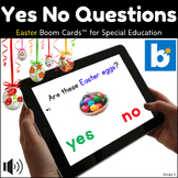 Easter BOOM CARDS™ Yes No Questions Speech Therapy Digital