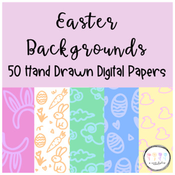 Preview of Easter Backgrounds for Google Slides and Powerpoint