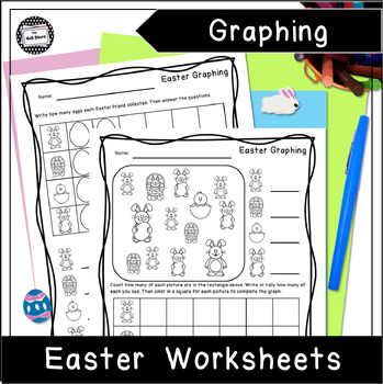 Preview of Easter Bar Graph Activity for Kindergarten 1st Grade Enrichment Packet