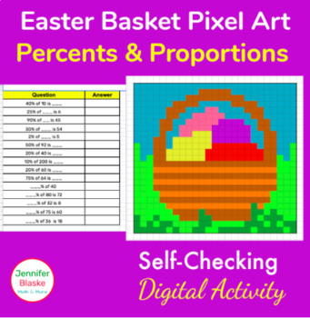 Easter Coding Worksheets Egg Basket Picture Reveal Pixel Art -  Finland