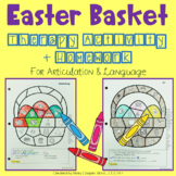 Easter Basket Therapy Activity Plus Homework for Articulat