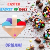 Easter Basket of Eggs Origami