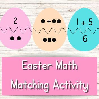 Easter Beginning Math Activity for Kindergarten | Adding 1 to a Number