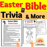 Easter Bible Church Activity Trivia Children Coloring Page