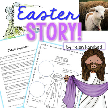 Preview of Easter Bible Readers' Theater Script and Activities - Holy Week