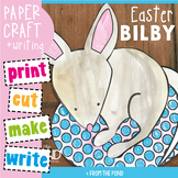 Easter Bilby on an Egg - Paper Craft for an Australian Easter
