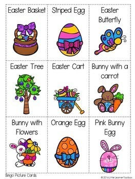 Easter Bingo by Little Learner Toolbox | TPT