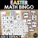 Easter Bingo Addition and Subtraction Math Bingo Game for 