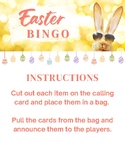 Easter Bingo Card Game