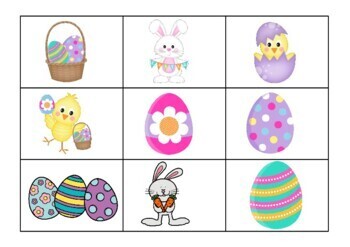 Easter Bingo Cards for Toddlers and Preschoolers - Easy Easter Activity ...