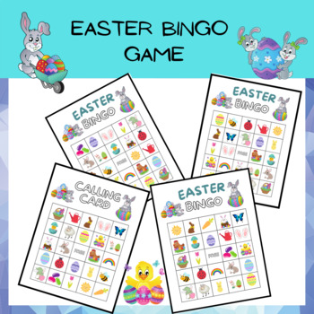 Easter Bingo Game by Little Hands Discovering Minds | TpT