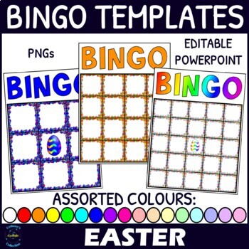Preview of Easter Bingo Game Templates - Commercial and Personal Use - 1
