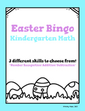 Easter Bingo * Kindergarten Math Skills