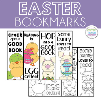 Preview of Easter Coloring Bookmark, Spring Coloring Bookmark, Spring Bookmarks