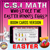 Easter Boom Cards - Math CSI - Who Stole the Easter Eggs? 