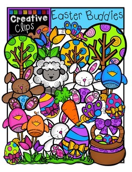 Preview of Easter Buddies {Creative Clips Digital Clipart}