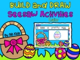 Easter Build, Write and Draw a Sentence Seesaw Activity