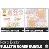 Easter Bulletin Board Bundle - Retro Classroom Decor - Bor