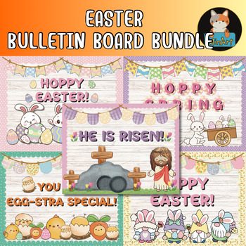 Preview of Easter Bulletin Board Bundle, Spring Bulletin Board, Classroom Decorations!