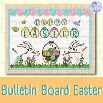 Preview of Easter Bulletin Board Kit, Easter craft, Easter Clip Art (printable)