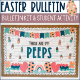 Easter Bulletin Board Kit |  Peep Activity | Easter Craft 