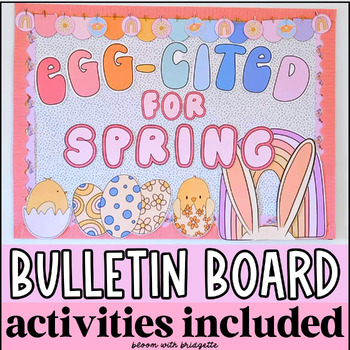 Preview of Easter Bulletin Board Kit and Spring Activities