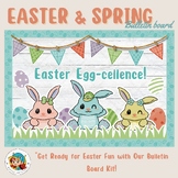Easter rabbit Bulletin Board, Printable Easter Classroom D