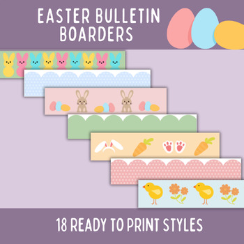 Preview of Easter Bulletin Boarders | Spring Bulletin Board