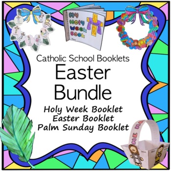 Preview of Easter Bundle - Catholic School Booklets