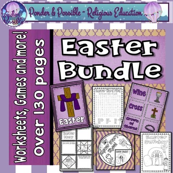 Preview of Easter Bundle: Celebrating the events of Jesus at Easter & Holy Week