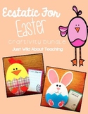 Easter Bundle! { bunny & chick crafts with writing printables }