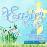 Easter Bundle Grammar Word Search Coloring Pages Christian