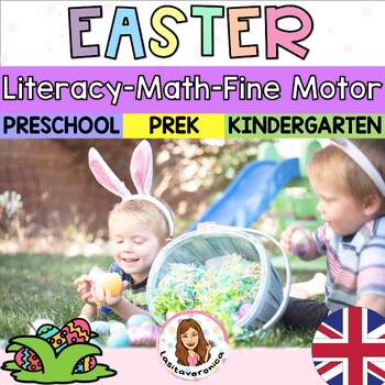 Preview of Easter Bundle. Literacy. Math. Fine motor. April. Spring.