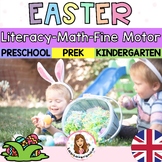Easter Bundle. Literacy. Math. Fine motor. April. Spring.
