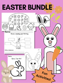 Easter Bundle- Reading, Writing, Coloring, Science Activit