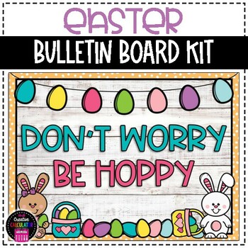 Preview of Easter Bunnies Bulletin Board or Door Decor